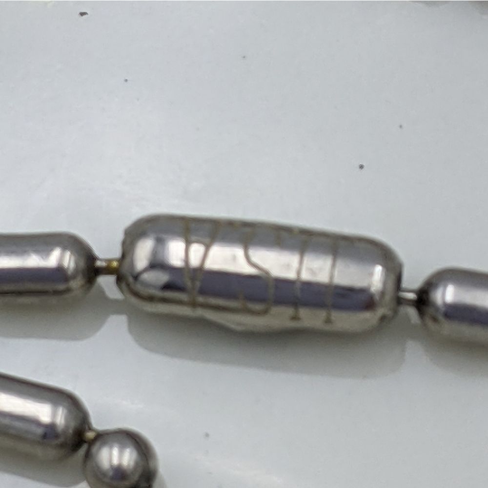 Peace Sign Silver Plate Fork Artisan Necklace - Picture 3 of 11